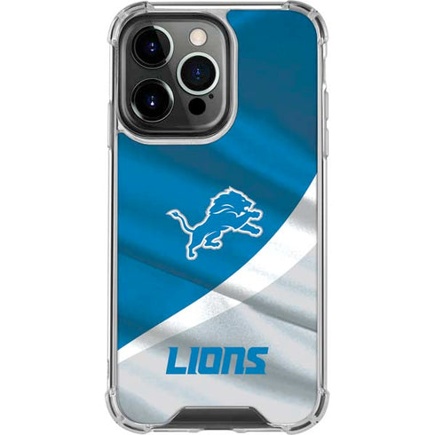 NFL Detroit Lions iPhone 16 Pro Clear Case